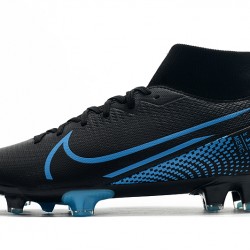 Nike Mercurial 7 Elite FG Black Blue 39-45