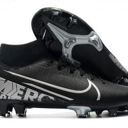 Nike Mercurial 7 Elite FG Black Silver 39-45