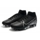 Nike Mercurial 7 Elite FG Black Silver 39-45