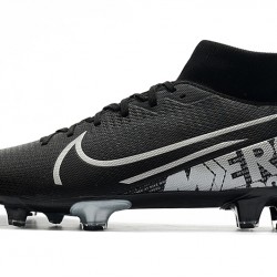 Nike Mercurial 7 Elite FG Black Silver 39-45