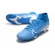 Nike Mercurial 7 Elite FG Blue Silver 39-45