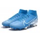 Nike Mercurial 7 Elite FG Blue Silver 39-45