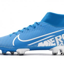 Nike Mercurial 7 Elite FG Blue Silver 39-45