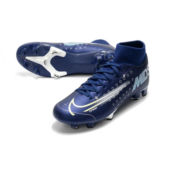 Nike Mercurial 7 Elite FG Blue White 39-45