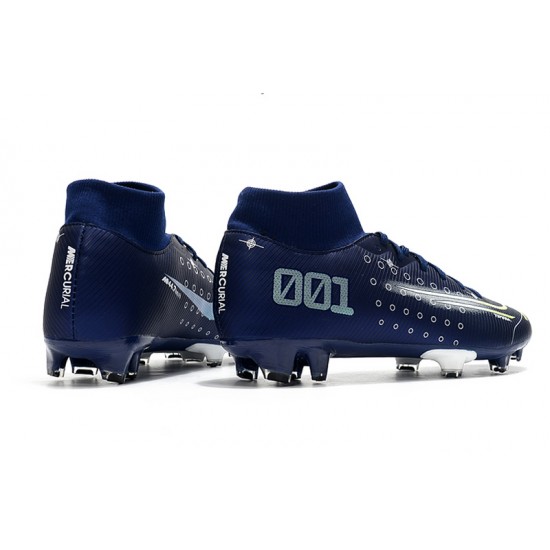 Nike Mercurial 7 Elite FG Blue White 39-45