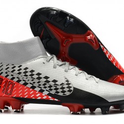 Nike Mercurial 7 Elite FG Silver Black Red 39-45