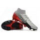 Nike Mercurial 7 Elite FG Silver Black Red 39-45