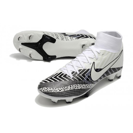 Nike Mercurial 7 Elite FG White Black 39-45