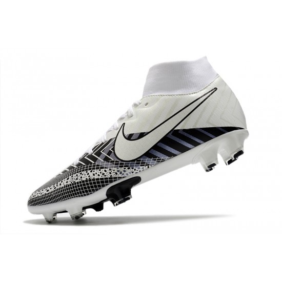 Nike Mercurial 7 Elite FG White Black 39-45