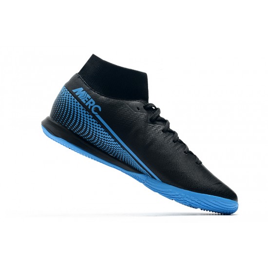 Nike Mercurial Superfly VII Academy IC Black Blue 39-45