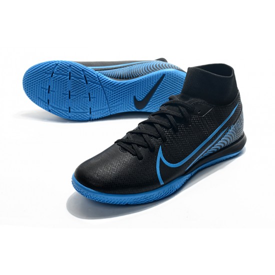 Nike Mercurial Superfly VII Academy IC Black Blue 39-45