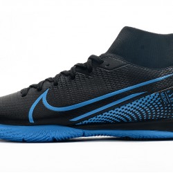 Nike Mercurial Superfly VII Academy IC Black Blue 39-45