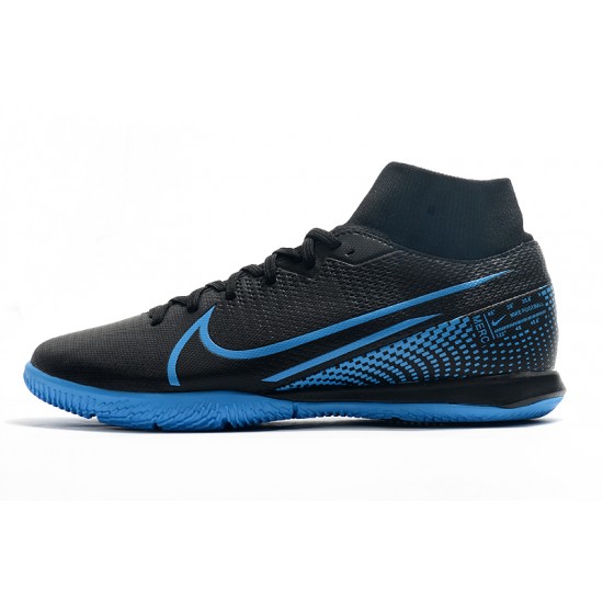 Nike Mercurial Superfly VII Academy IC Black Blue 39-45