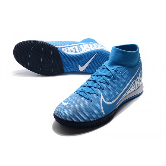 Nike Mercurial Superfly VII Academy IC Blue White 39-45