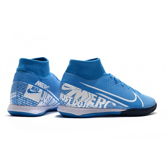 Nike Mercurial Superfly VII Academy IC Blue White 39-45