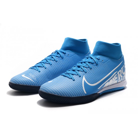 Nike Mercurial Superfly VII Academy IC Blue White 39-45