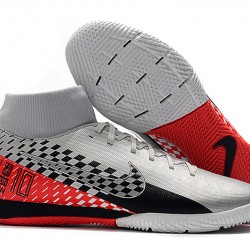 Nike Mercurial Superfly VII Academy IC Silver Black Red 39-45
