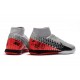 Nike Mercurial Superfly VII Academy IC Silver Black Red 39-45