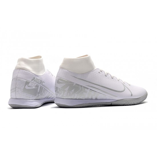 Nike Mercurial Superfly VII Academy IC White Silver 39-45