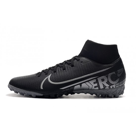 Nike Mercurial Superfly VII Academy TF Black Grey 39-45