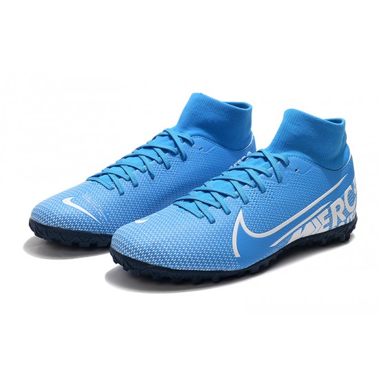 Nike Mercurial Superfly VII Academy TF Blue White 39-45