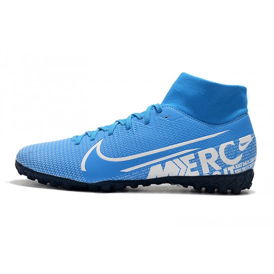 Nike Mercurial Superfly VII Academy TF Blue White 39-45