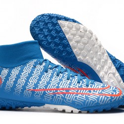 Nike Mercurial Superfly VII Academy TF Blue White Red 39-45