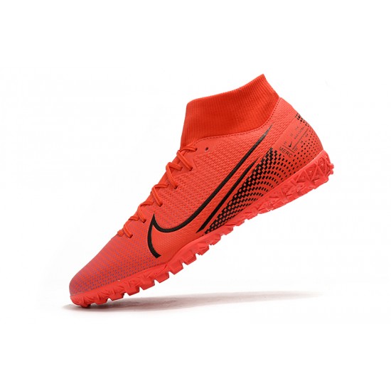 Nike Mercurial Superfly VII Academy TF Red Black 39-45