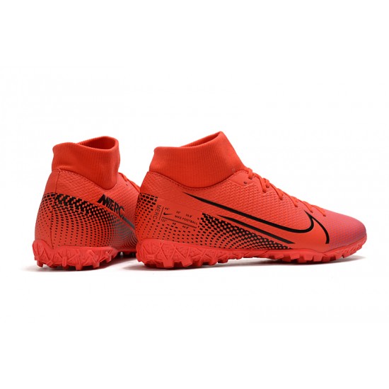 Nike Mercurial Superfly VII Academy TF Red Black 39-45