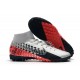 Nike Mercurial Superfly VII Academy TF Silver Black Red 39-45