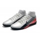 Nike Mercurial Superfly VII Academy TF Silver Black Red 39-45