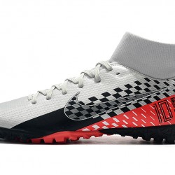 Nike Mercurial Superfly VII Academy TF Silver Black Red 39-45