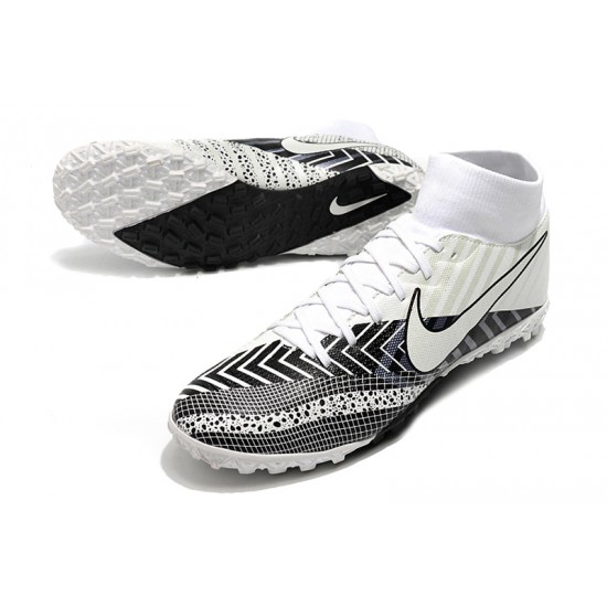 Nike Mercurial Superfly VII Academy TF White Black 39-45