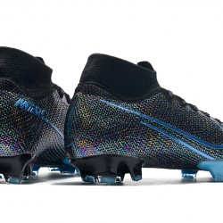 Nike Mercurial Superfly 7 Elite FG Black Blue 39-45