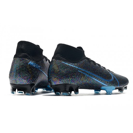 Nike Mercurial Superfly 7 Elite FG Black Blue 39-45