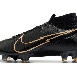 Nike Mercurial Superfly 7 Elite FG Black Gold 39-45