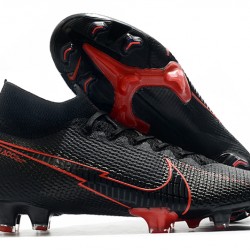 Nike Mercurial Superfly 7 Elite FG Black Red 39-45