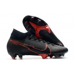 Nike Mercurial Superfly 7 Elite FG Black Red 39-45