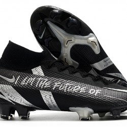 Nike Mercurial Superfly 7 Elite FG Black Silver 39-45