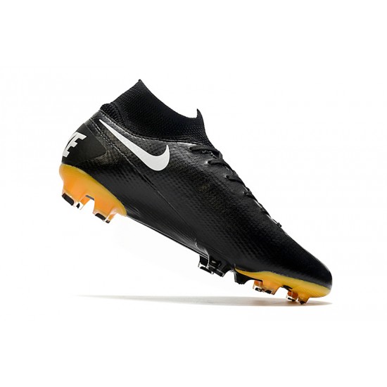 Nike Mercurial Superfly 7 Elite FG Black White 39-45