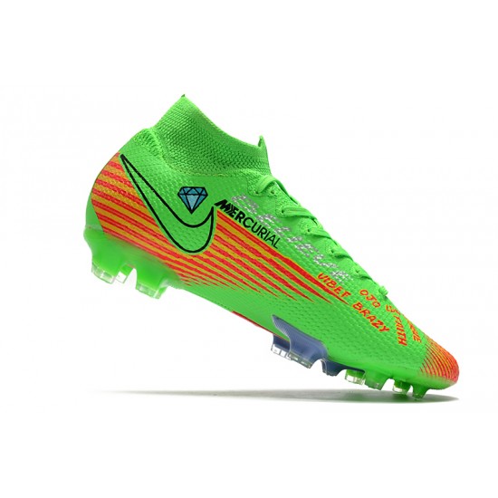 Nike Mercurial Superfly 7 Elite FG Green Red 39-45