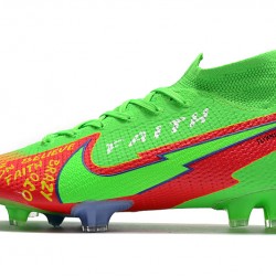 Nike Mercurial Superfly 7 Elite FG Green Red 39-45