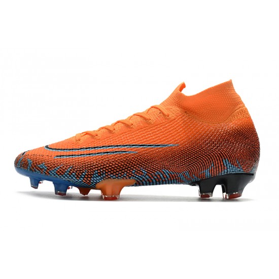 Nike Mercurial Superfly 7 Elite FG Orange Blue 39-45