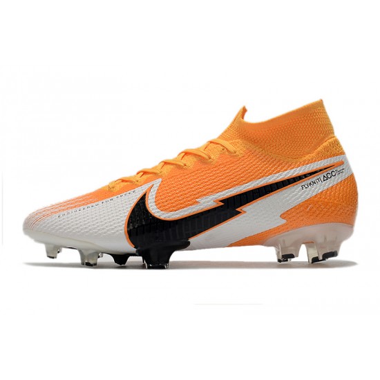 Nike Mercurial Superfly 7 Elite FG Orange White Black 39-45