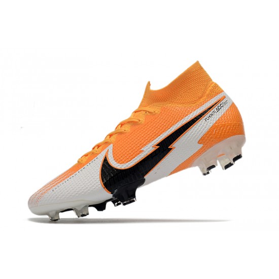 Nike Mercurial Superfly 7 Elite FG Orange White Black 39-45