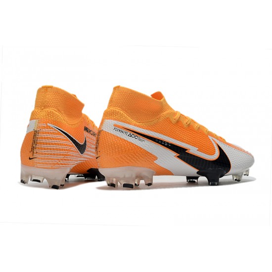 Nike Mercurial Superfly 7 Elite FG Orange White Black 39-45