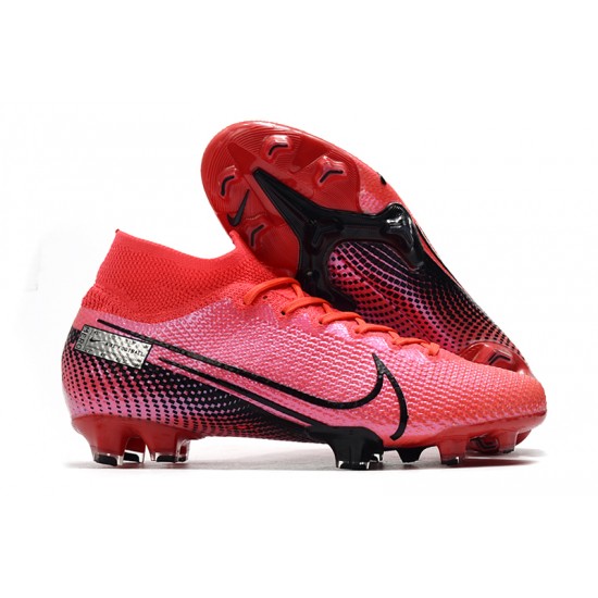 Nike Mercurial Superfly 7 Elite FG Pink Black Red 35-45