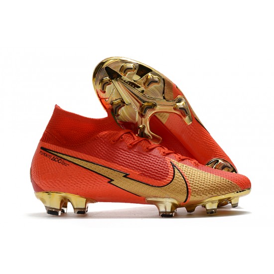 Nike Mercurial Superfly 7 Elite FG Red Gold 39-45