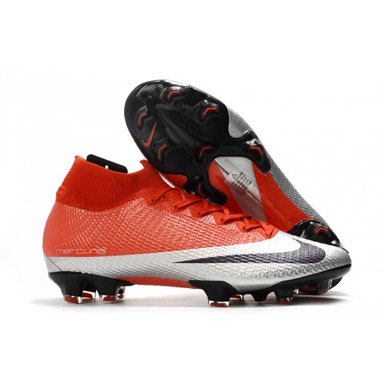 Nike Mercurial Superfly 7 Elite FG Red Silver Purple 39-45