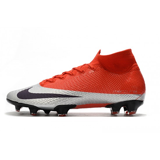 Nike Mercurial Superfly 7 Elite FG Red Silver Purple 39-45